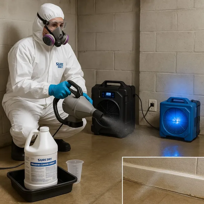 Sanitization and Odor Removal process in DeFuniak Springs, FL